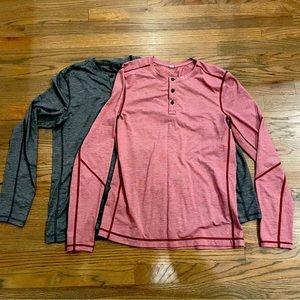Bundle of 2 Lululemon Henleys
